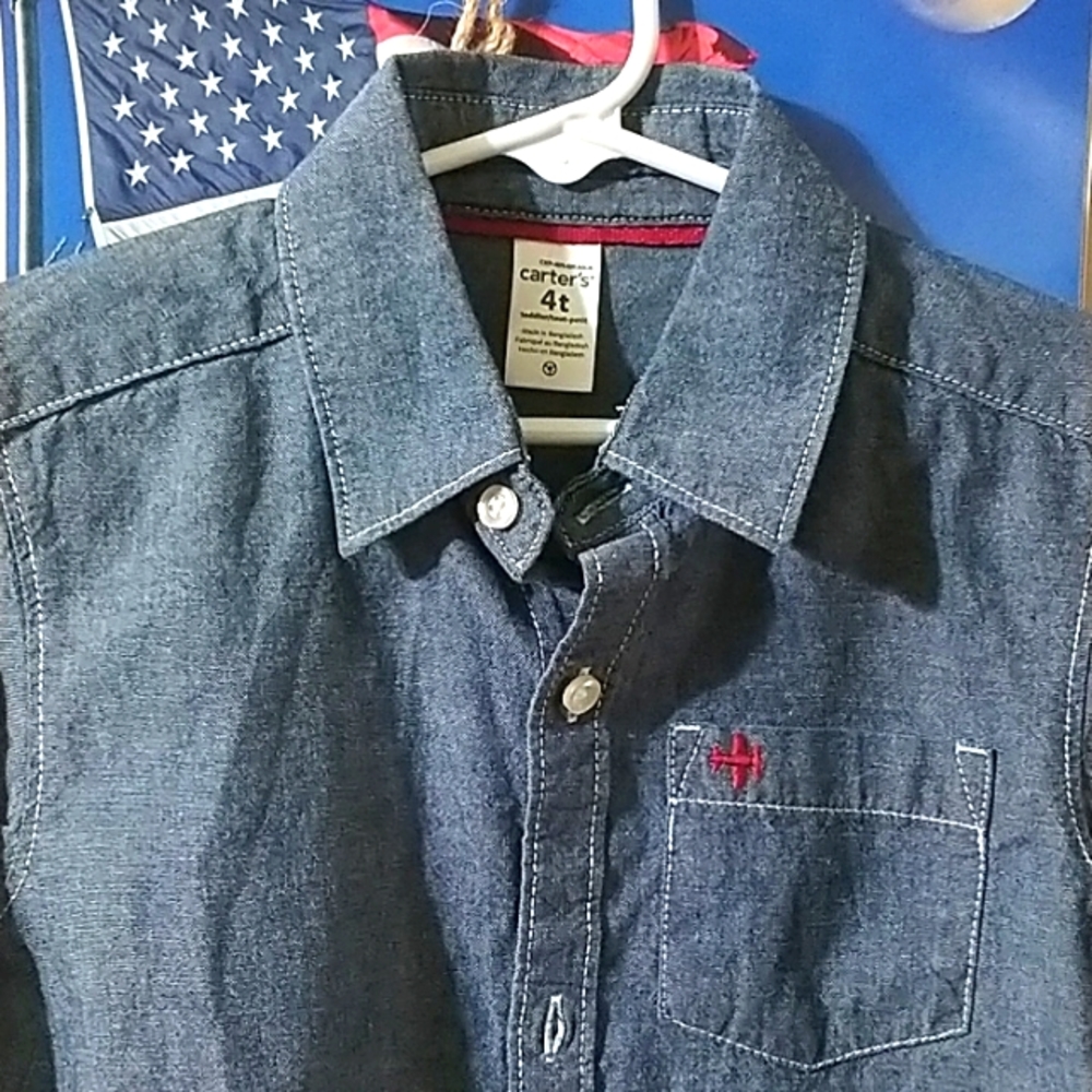 Little boy denim shirt